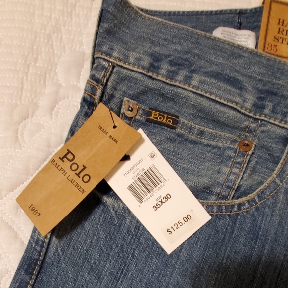 Polo Ralph Lauren Denim Jeans,Men Size 35W 30L - Picture 3 of 10